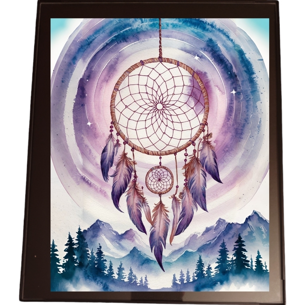 Dreamcatcher In A Glass Front Frame 8x10 Picture AI wall